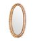 Large Italian Oval Bamboo Mirror in the style of Franco Albini, 1970s, Image 2