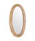 Large Italian Oval Bamboo Mirror in the style of Franco Albini, 1970s, Image 8