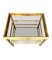 Bar Trolley in Gilt Metal with 4 Smoked Glass Shelves in the style of Guy Lefevre, 1970s, Image 8