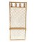 French Riviera Coat Rack in Rattan and Bamboo with Wooden Shelf, 1970s, Image 4