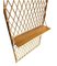 French Riviera Coat Rack in Rattan and Bamboo with Wooden Shelf, 1970s 9