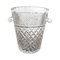 Champagne Bucket in Crystal with Glass Handles from Val Saint Lambert, 1950s 1