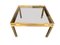 Vintage Side Table in Brass with Smoked Glass Top by Guy Lefevre, 1970s 4