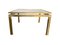 Vintage Side Table in Brass with Smoked Glass Top by Guy Lefevre, 1970s, Image 3