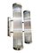 Italian Venini Style Wall Sconces in Murano Glass with Chrome Fittings, Set of 2 5