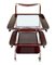 Bar Cart Trolley in Mahogany with Removable Trays by Cesare Lacca, 1950s, Image 7