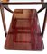 Bar Cart Trolley in Mahogany with Removable Trays by Cesare Lacca, 1950s 16
