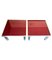 Red Glass and Acrylic Glass Side Tables, 1970s, Set of 2, Image 10