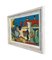 Abstract Still Life Against Harbour Backdrop, 1950s, Painting, Framed 5