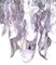Chandelier in Purple and White Murano Glass Drops from Mazzega, 1970s, Image 13