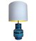 Bitossi Keramik Lampe in Rimini Blau von Aldo Londi, 1960er 8