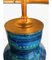 Bitossi Ceramic Lamp in Rimini Blue by Aldo Londi, 1960s 5