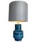 Bitossi Keramik Lampe in Rimini Blau von Aldo Londi, 1960er 6