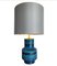 Bitossi Keramik Lampe in Rimini Blau von Aldo Londi, 1960er 2