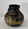 Anthracite and Golden Terracotta Vase, 1900s 3