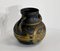 Anthracite and Golden Terracotta Vase, 1900s 2