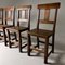 Antique Oak Dining Chairs, 1890s, Set of 4 4