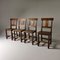Antique Oak Dining Chairs, 1890s, Set of 4 1