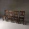 Antique Oak Dining Chairs, 1890s, Set of 4 7