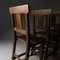 Antike Esszimmerstühle aus Eiche, 1890er, 4er Set 5