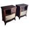 Art Deco Bedside Tables with Parchment Details, France, 1930s, Set of 2 1