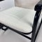 SPostmodern Black and White Armchairs, 1980s, Set of 2 2