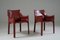 Cab 413 Armchairs by Mario Bellini for Cassina, Italy, 1970s, Set of 2 1