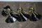 Golden Gingko Murano Glass Leaf Sconces in the style of Tommaso Barbi, 1990s, Set of 2 19