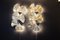 Goldene Gingko Murano Glas Wandlampen im Stil von Tommaso Barbi, 2000, 2er Set 9
