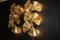Apliques Gingko con hojas de cristal de Murano dorado al estilo de Tommaso Barbi, 2000. Juego de 2, Imagen 7