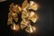 Golden Gingko Murano Glass Leaf Sconces in the style of Tommaso Barbi, 1990s, Set of 2 7