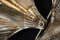 Golden Gingko Murano Glass Leaf Sconces in the style of Tommaso Barbi, 1990s, Set of 2 12