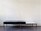 Black Leather Bench with White Laminated Table by Thonet, 1960s, Image 2