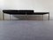 Black Leather Bench with White Laminated Table by Thonet, 1960s 7