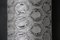 Große zylinderförmige Wandleuchten aus klarem & weißem strukturiertem Muranoglas, 2000, 2er Set 12