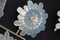 Large Iridescent Blue Murano Glass Flower Sconces, 2000s, Set of 2 12