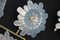 Large Iridescent Blue Murano Glass Flower Sconces, 2000s, Set of 2, Image 12