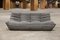 Grey Microfiber Togo 2- and 3-Seat Sofa by Michel Ducaroy for Ligne Roset, Set of 2 12