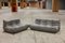 Grey Microfiber Togo 2- and 3-Seat Sofa by Michel Ducaroy for Ligne Roset, Set of 2 1