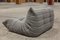 Grey Microfiber Togo 2- and 3-Seat Sofa by Michel Ducaroy for Ligne Roset, Set of 2, Image 4