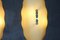 Elfenbeinfarbene filigrane Wandleuchten aus Muranoglas, 2000er, 2er Set 8