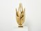 Gilt Bronze Modernist Flame Sculpture Table Lamp from Michel Armand, 1970s 12