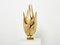 Lampe de Bureau Sculpture Flame Moderniste en Bronze Doré de Michel Armand, 1970s 12