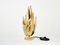 Gilt Bronze Modernist Flame Sculpture Table Lamp from Michel Armand, 1970s, Image 10