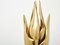 Gilt Bronze Modernist Flame Sculpture Table Lamp from Michel Armand, 1970s 5