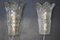 Lámparas de pared moldeadas de cristal de Murano transparente, década de 2000. Juego de 2, Imagen 9