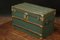 French Green Courier Trunk from De La Brand Moynat, 1920s, Image 6