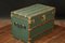 French Green Courier Trunk from De La Brand Moynat, 1920s 10