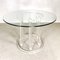 Vintage Round Dining Table in Acrylic Glass, 1980s 2