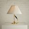 Danish 306 Table Lamp in Brass by Kaare Klint for Le Klint, 1960s, Image 1